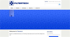 Desktop Screenshot of filtertech.ca