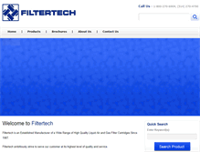 Tablet Screenshot of filtertech.ca