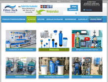 Tablet Screenshot of filtertech.hu